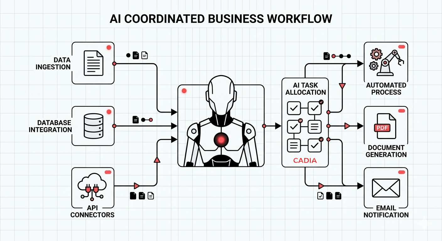 AI Coordinated Business Workflow